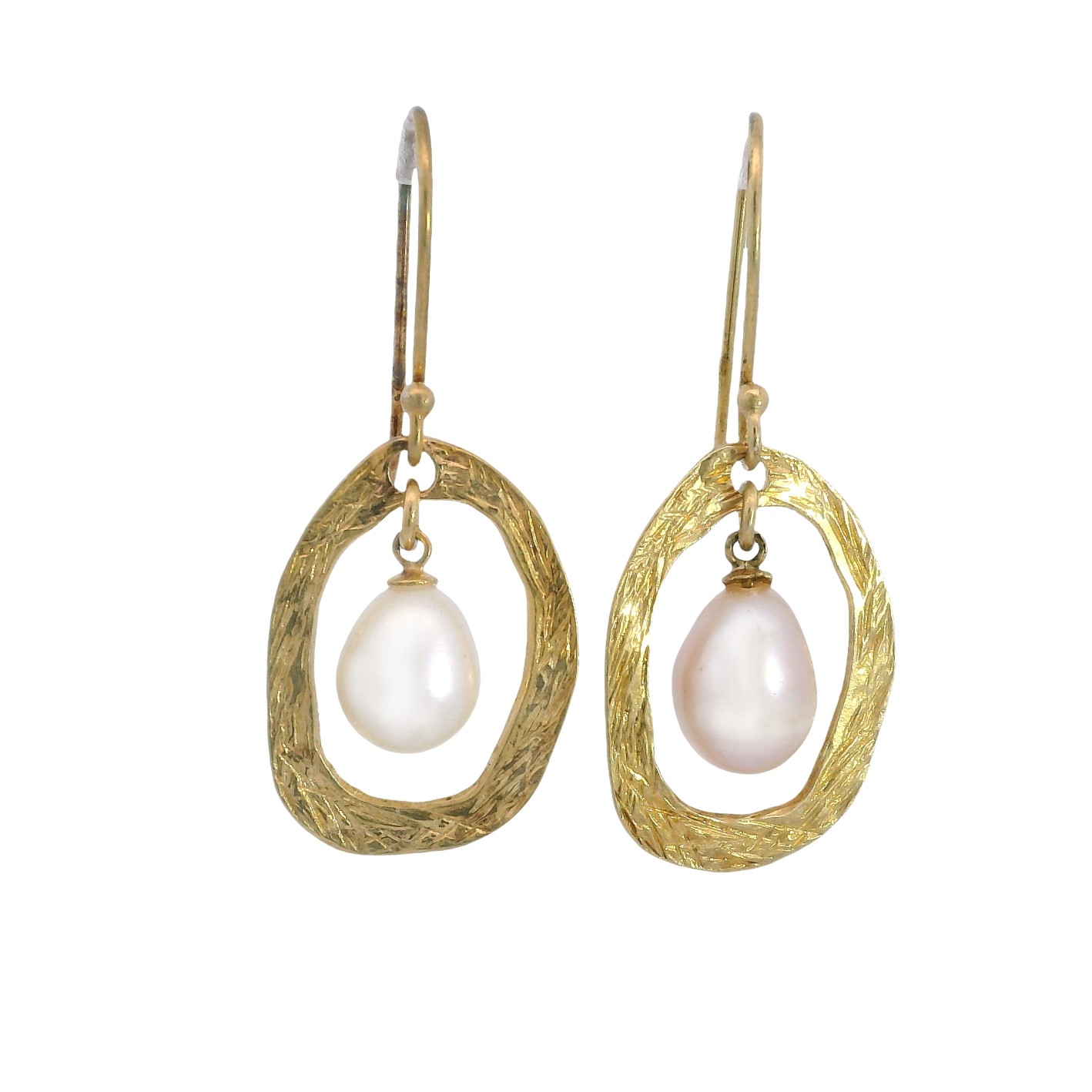Featured image for “Vermeil Pearl Drop Earrings”