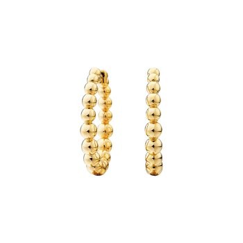 Featured image for “Vermeil Beaded Hoops”